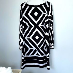 INC International Concepts , black and white dress